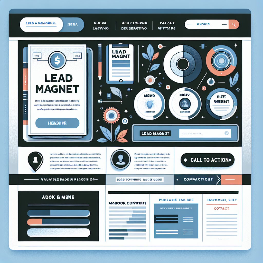 Example of how to make lead magnet websites